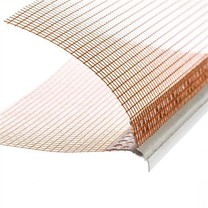 Corner Bead PvC با پارچه مش فایبرگلاس